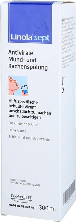Produktbild Dr. Wolff Linola Sept Mund&rachenspu, 300 ml SUS (300 ml, Mundspülung)