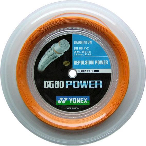 Produktbild Yonex BG-80Power / 200m-Rolle, orange, 0,68mm