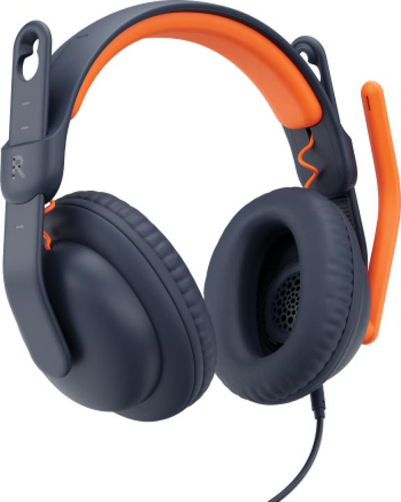 Logitech Zone Leren - KLASSIEK BLAUW - OVER OOR AUX 3,5mm - EDU