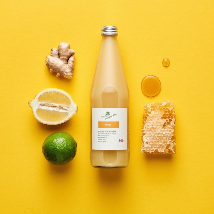 Image du produit Dame Gingembre Jus de gingembre au miel Jus de gingembre (1 x 33 cl)