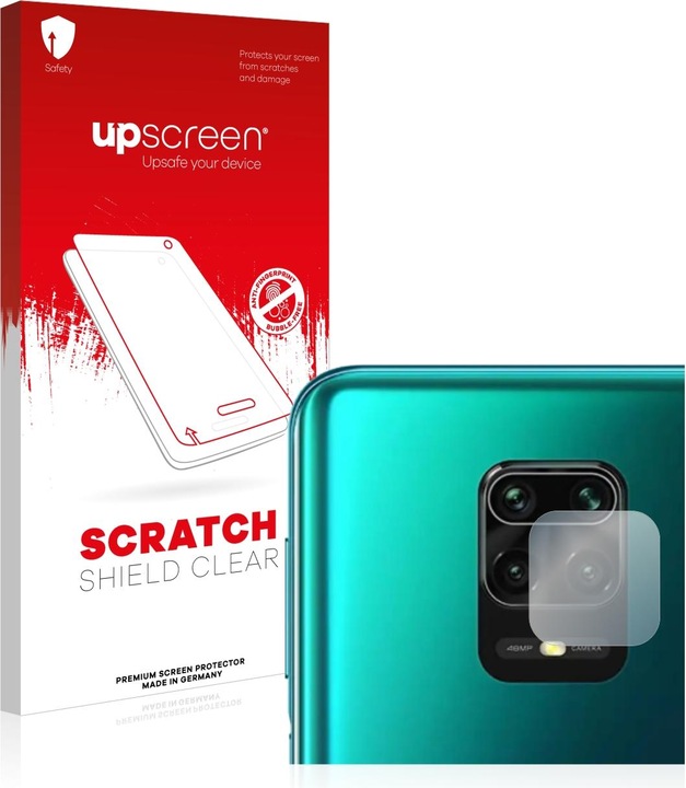 Produktbild upscreen Schutzfolie Displayschutz Displayschutzfolie Folie Klar Transparent (1 Stück, Xiaomi Redmi Note 9S)
