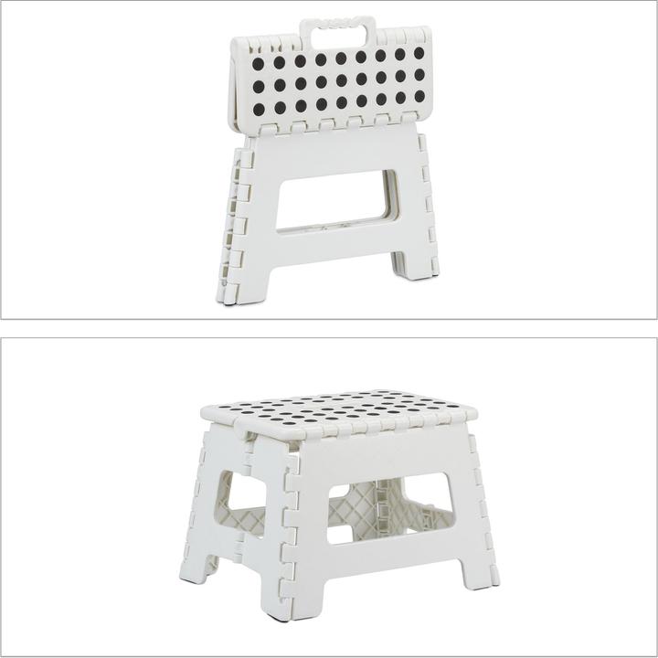 Actual product image Relaxdays Folding Stool M