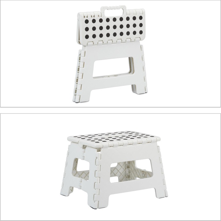 Actual product image Relaxdays Folding Stool M