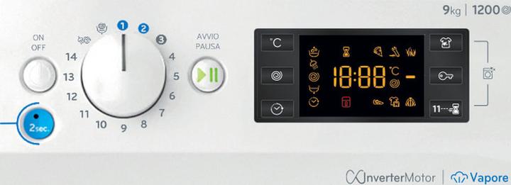 Produktbild Indesit BWE 91296X WV IT Lavatrice a (9 kg, Links)