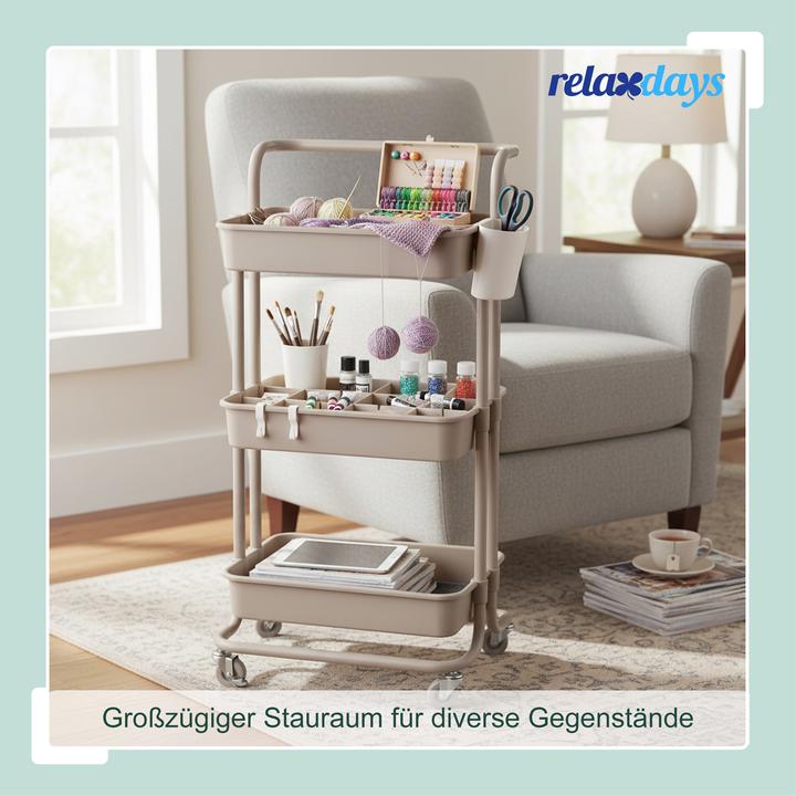 Produktbild Relaxdays Rollwagen