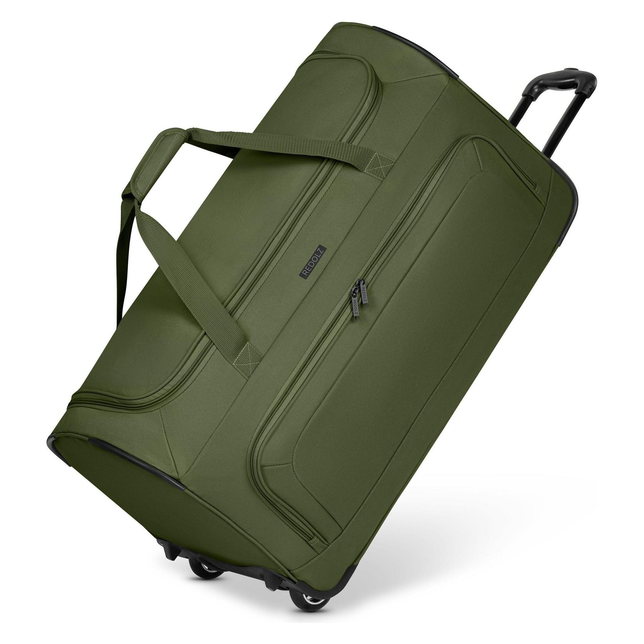 Redolz, Koffer, Duffle Essentials 2 Rollen Reisetasche 71 Cm, Grün, (83 l)