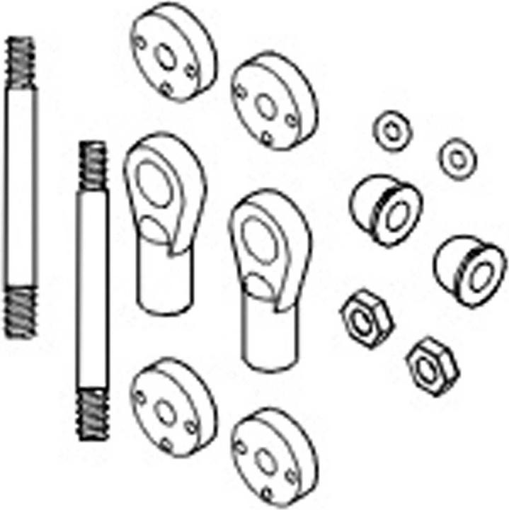 Actual product image Sworkz fox44 piston rod shock absorber 3mm (2)