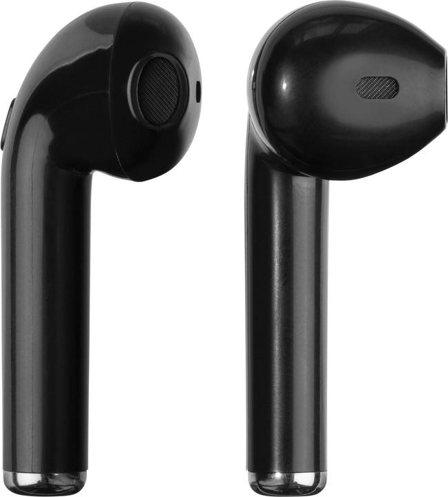 Actual product image Deltaco TWS-0007 headphones/headset In-ear Bluetooth Black (3.50 h, Wireless)