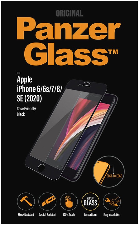 Actual product image PanzerGlass Case Friendly (1 Piece, Apple iPhone 6)