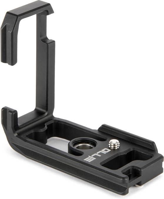 Actual product image 3 Legged Thing OLLIEQD B 90mm Arca L Bracket Dark/Matte Blk for OM System OM 1 / OM 1 Mk II