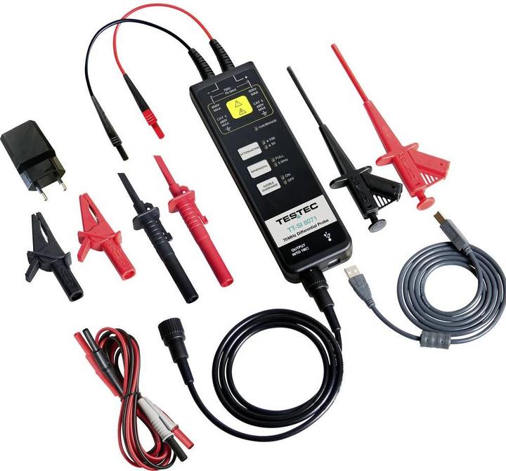 Actual product image Testec TT-SI 8071 Differential probe 70 MHz 10:1, 100:1