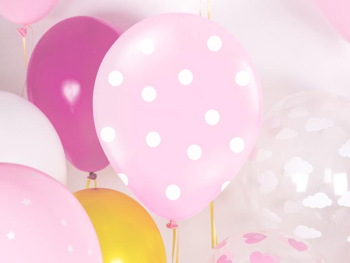 Image du produit Partydeco Ballons 30cm, Dots, Pastel Baby Pink (1 pkt / 50 pc.) (1 x)