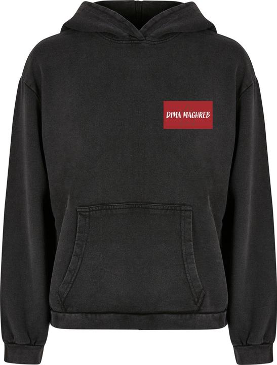 Actual product image Merchcode Ladies Marocco Dima Maghreb Acid Washed Oversize Hoody - 111867 (L)