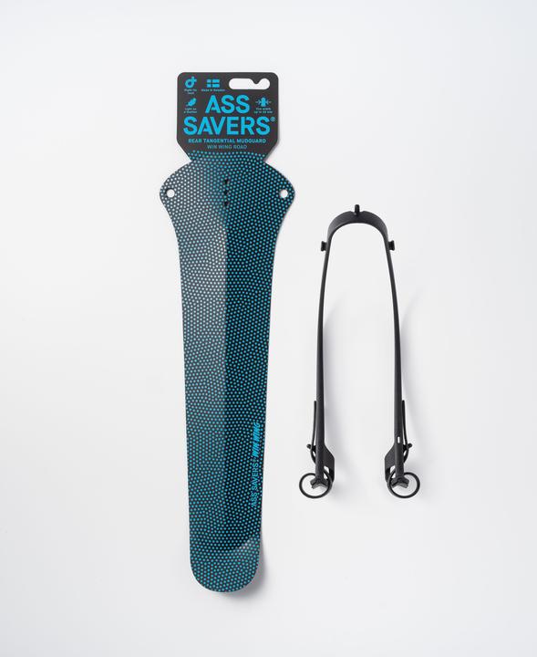 Actual product image Ass Savers WRS-2 Win Wing Road, mudguard RW, blue dots (Rear mudguard)