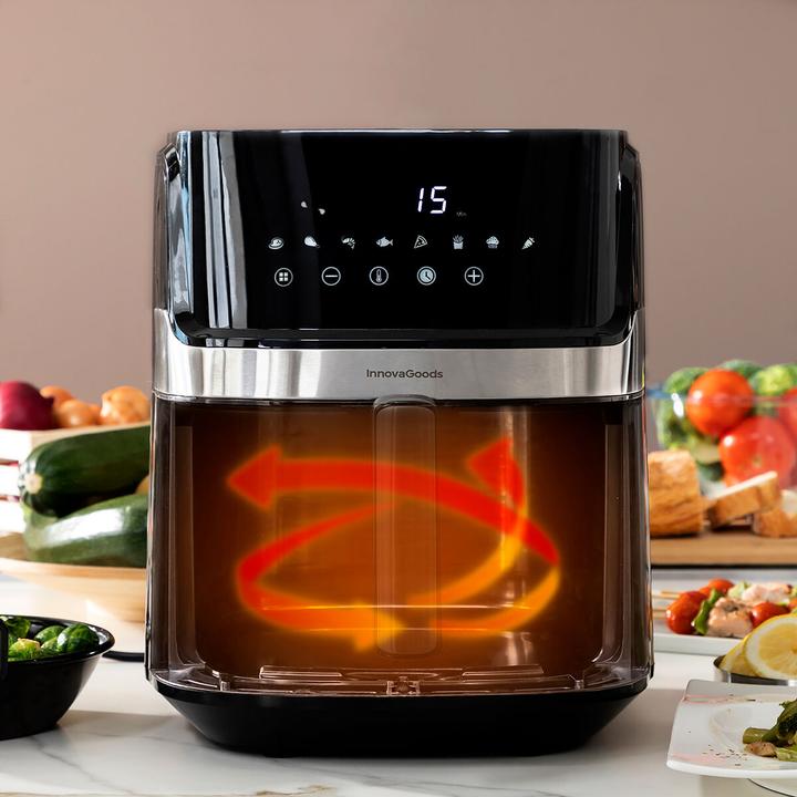 Immagine prodotto InnovaGoods Friggitrice ad aria calda Fryinn View 6500 1700 W 6,5 L Noble