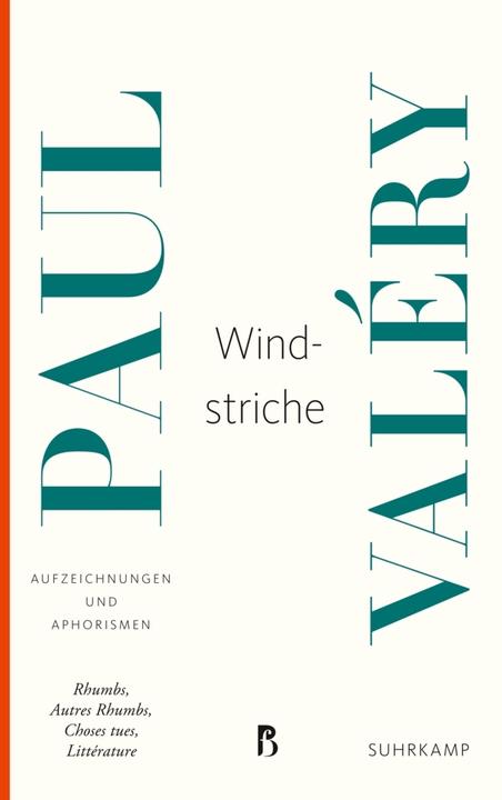 Energie-Label Windstriche (Deutsch, Bernhard Böschenstein, Hans Staub, Paul Valéry, Peter Szondi, 2017)