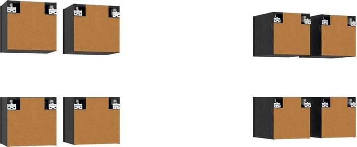 Image du produit vidaXL Wandmontiertes TV-Regal (30 x 30 x 30 cm)