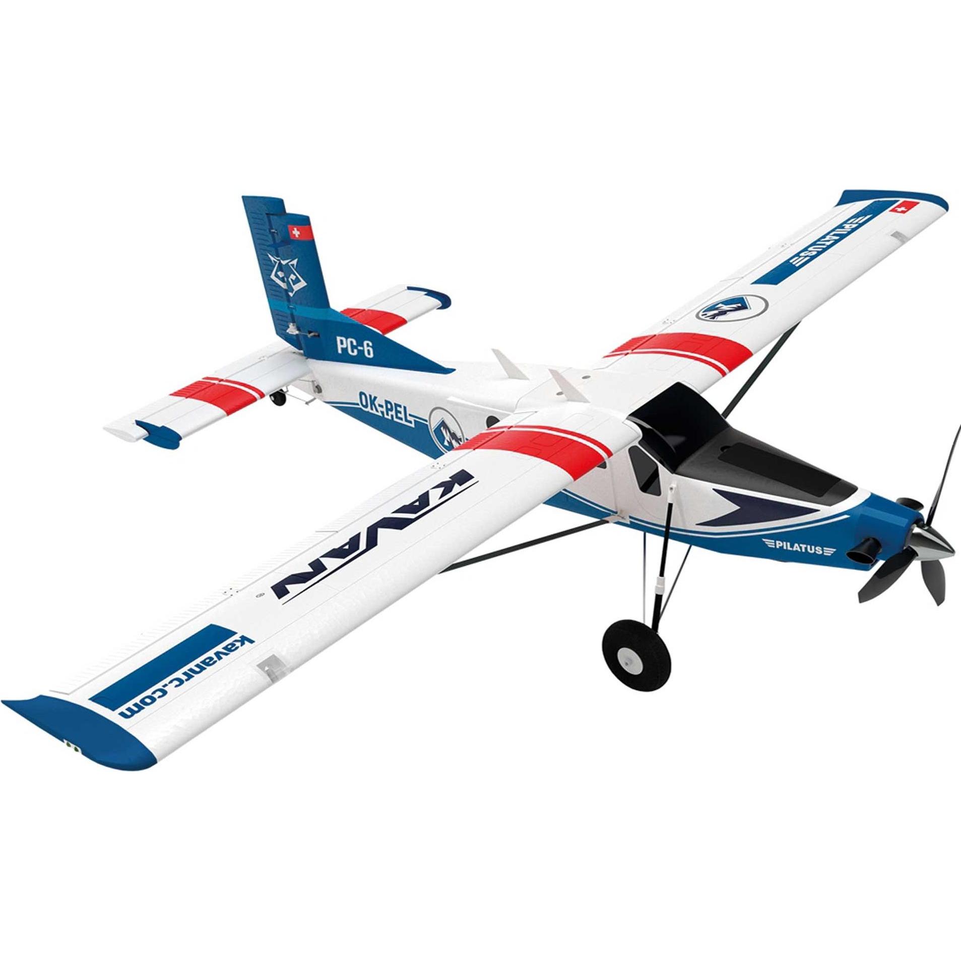 Thumbnail - Kavan Pilatus PC-6 Porter 1500mm ARF - blau (Scale Modell)