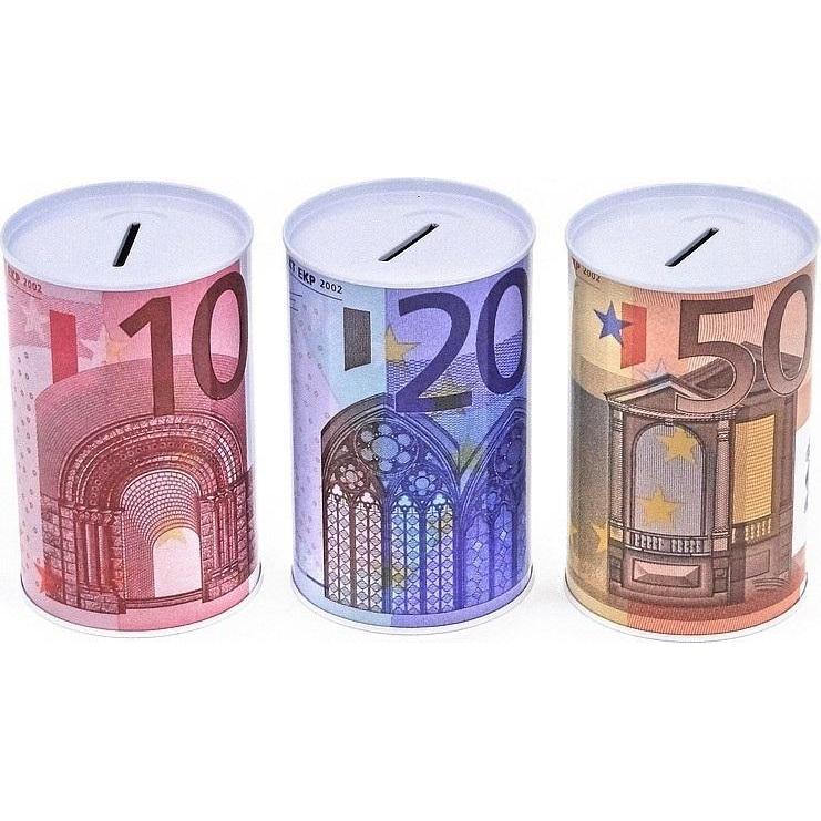 Adar, Salvadanaio, Metall-Sparschwein Ealuta Euro MIX