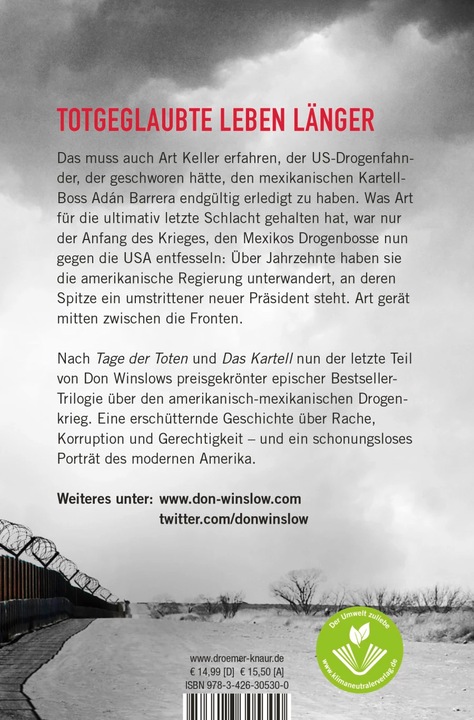 Immagine prodotto Jahre des Jägers (Tedesco, Don Winslow, 2021)