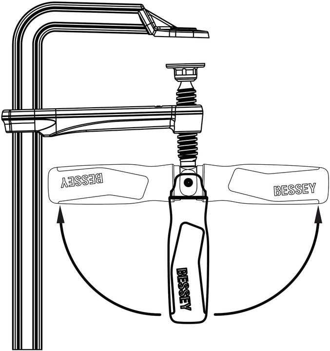 Actual product image Bessey clamp (600 mm)
