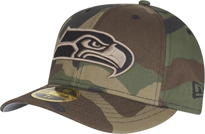 Actual product image New Era 59Fifty LOW PROFILE Cap - Seattle Seahawks wood camo (7)