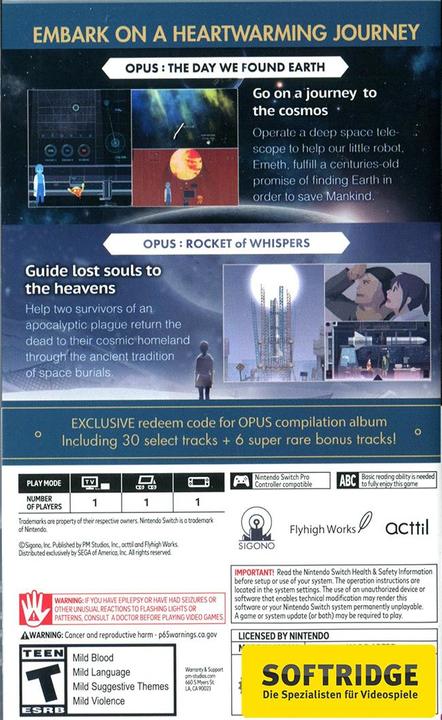 Produktbild PM Studios Opus Collection (Switch, Switch Lite, Switch OLED, EN)