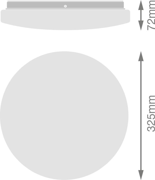 Immagine prodotto Osram HOMELIGHTING Outdoor Essential 325mm 24W 830 White 4099854445361 LED-Aussen (1800 lm, IP44)
