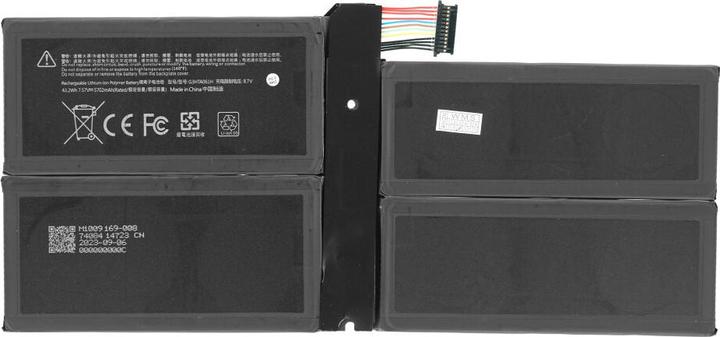 Actual product image OEM MPS battery G3HTA061H/DYNM03 for Microsoft Surface Pro 7 (6000 mAh)