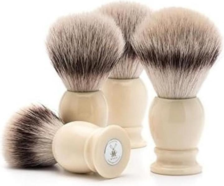 Actual product image Mühle Shaving brush, Silvertip Fibre®, HANDCRAFTED, medium, handle made of precious resin (Shaving brush)