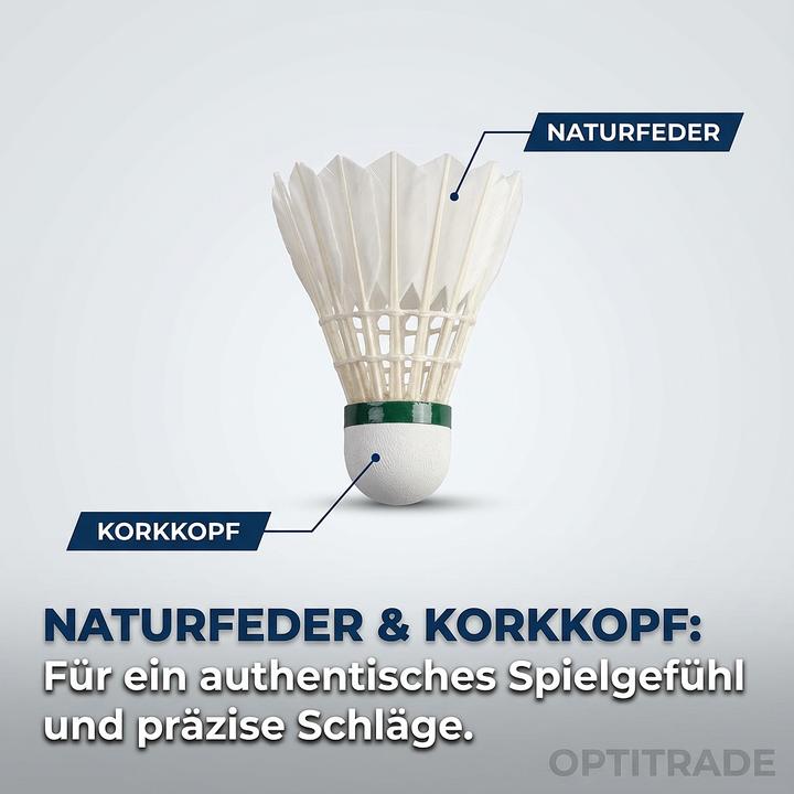 Produktbild Hudora Naturfederbälle Speed