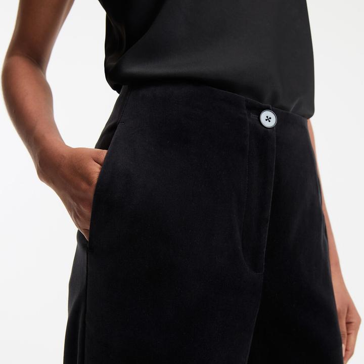 Produktbild La Redoute Collections Weite Hose aus glattem Samt (34)