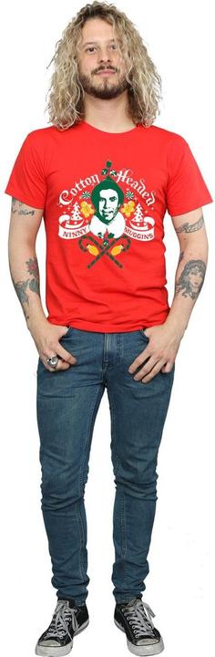 Actual product image Elf Mens Cotton Headed Ninny Muggins T-Shirt (L)