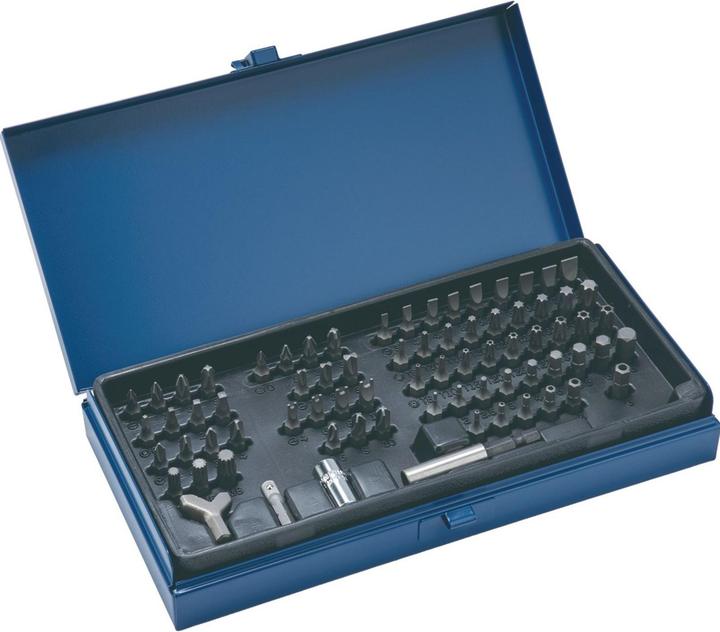 Actual product image Tecwerk Bitsortiment (Allen screw, Inner square, Internal multi-tooth, Screw slot, Tri-wing)