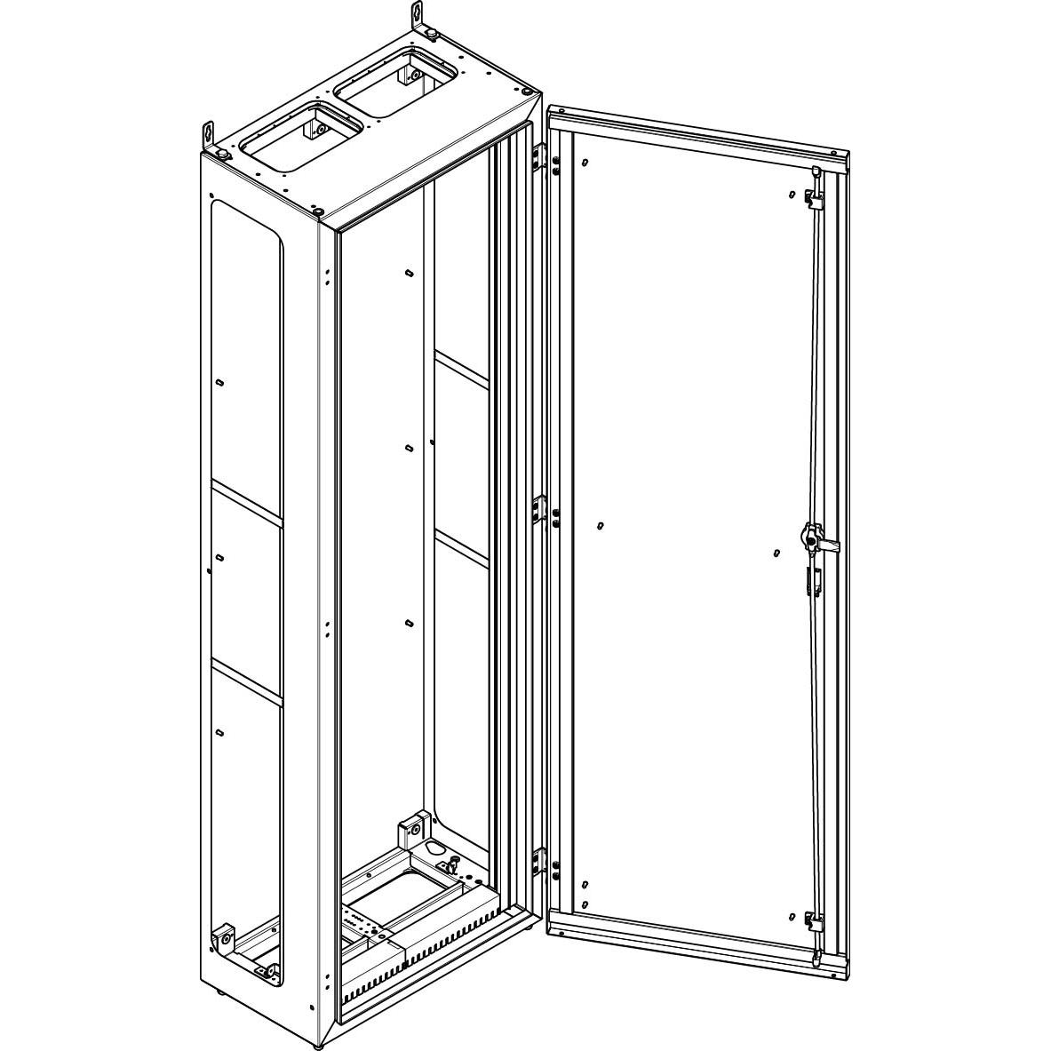 ABN NT212EB, Serverschrank Zubehör, Weiss