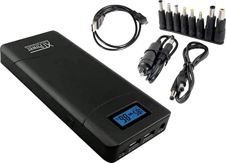 Actual product image Xpower XTPower XT-20000 QC3 Powerbank 20400 mAh Li-Ion USB, DC Jack 3.5mm Black (20400 mAh, 65 W, 75.48 Wh)
