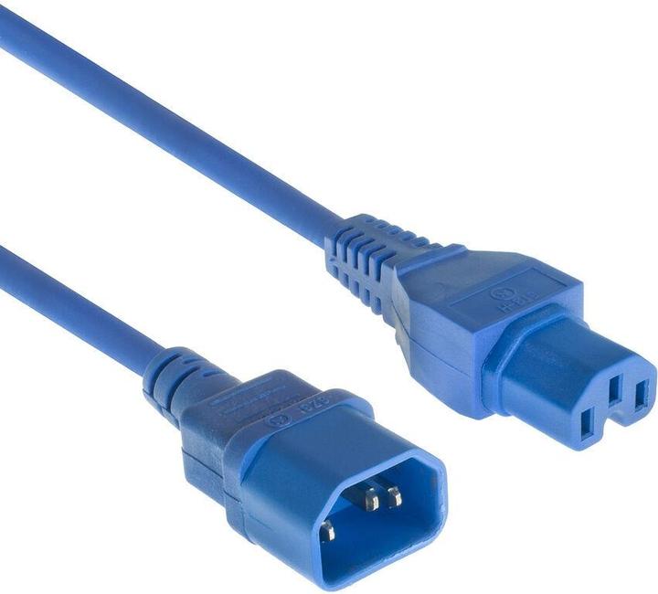 Actual product image Powercord C14 - C15 blue 5 m (5 m)