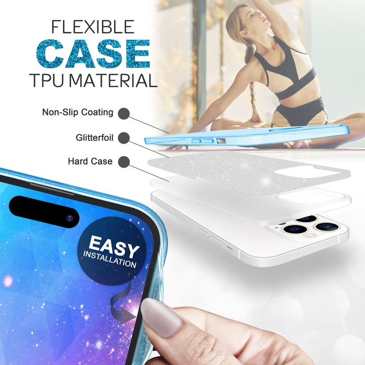 Image du produit Nalia Étui à paillettes (Apple iPhone 14 Pro Max)
