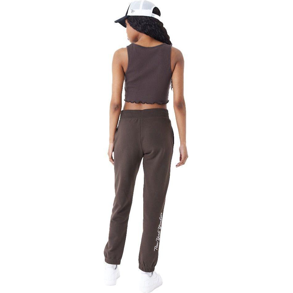 Thumbnail - New Era, Damen, Shirt, Ladies Cropped Tank Top New York Yankees - L, Braun, (L)