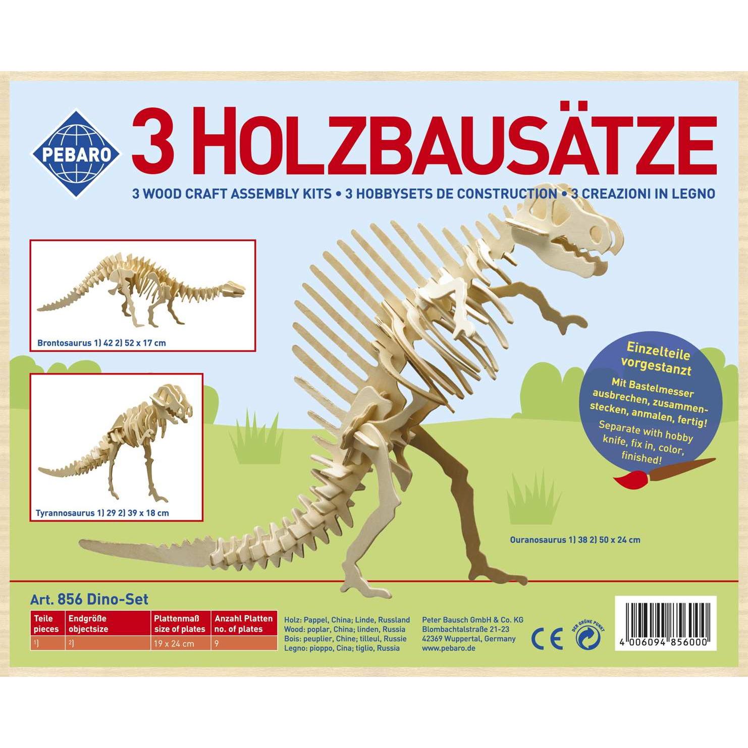 Thumbnail - Donau Holzbausätze 3 xDinosaurier