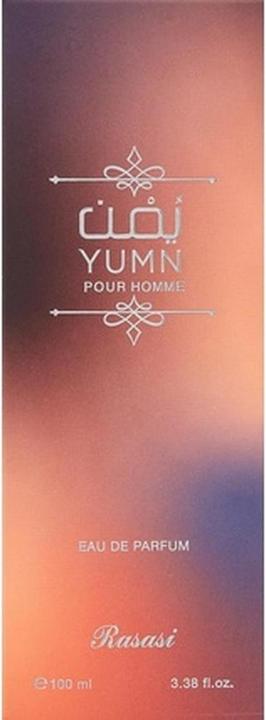 Actual product image Rasasi Yumn Pour Homme Eau De Parfum 100ml Fragrance for Men by (Eau de parfum, 100 ml)