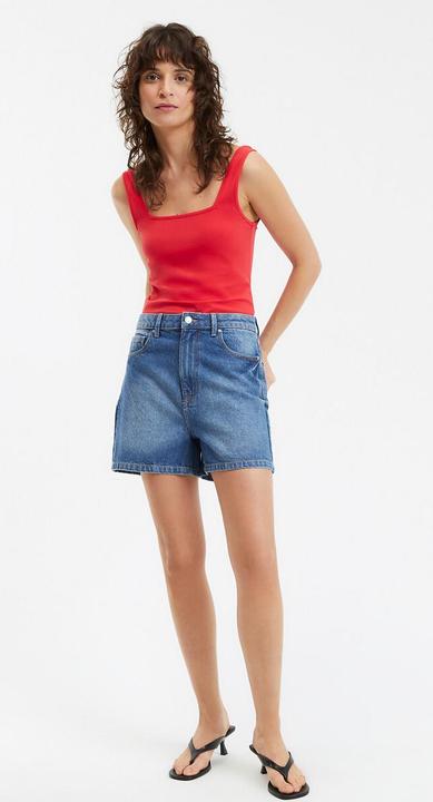 Actual product image La Redoute Collections Top mit Karree-Ausschnitt (S)