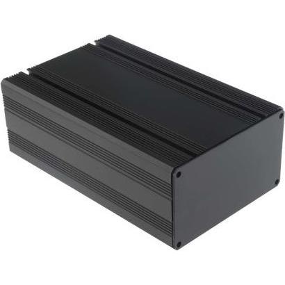 Rs Pro Kühlkoerper-Geh. 165x105x61 (Gehäuse), Elektronikzubehör + Gehäuse, Schwarz