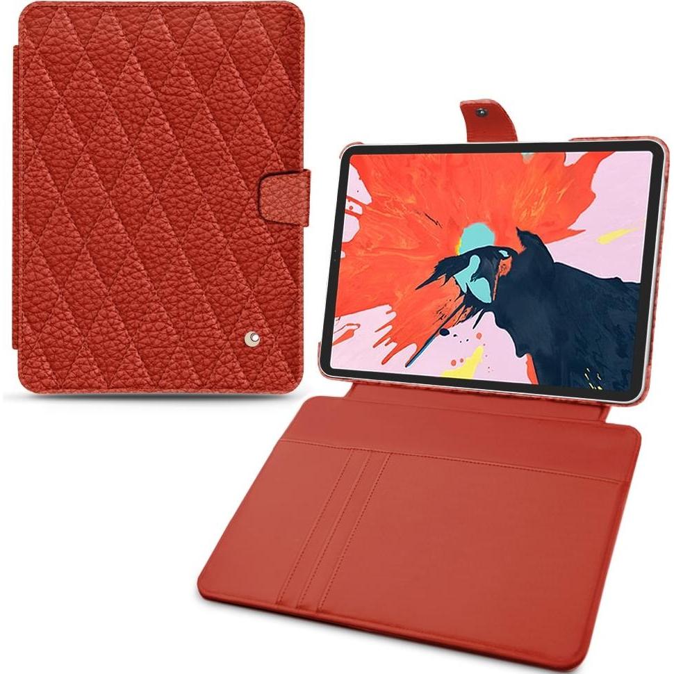 Noreve Lederschutzhülle Wallet (iPad Pro 11 2018 (1. Gen)), Tablet Hülle, Orange