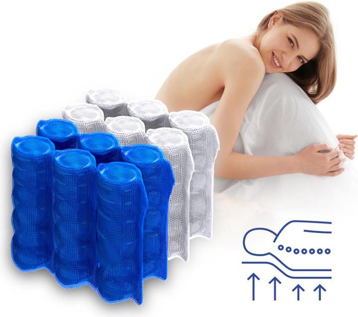 Actual product image AVeToe Matratze 80x200 SYRIUS LATEX KOKOS 9 Zonen (80 x 200 cm, Spring core)