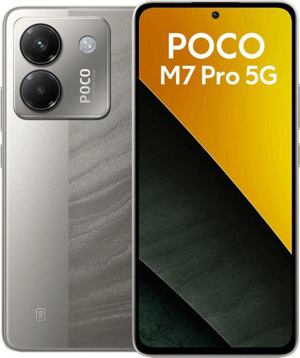 Produktbild Xiaomi Poco M7 Pro (256 GB, Silver, 6.67", Hybrid Dual SIM, 5G)