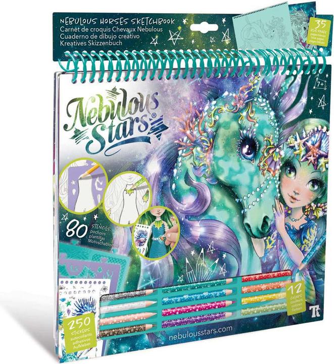 Nebulous Stars Creatief Schetsboek Fantasie Paarden Water