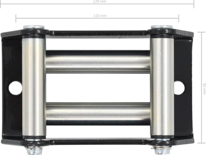 Actual product image Diverse Hardware 4-Wege-Rollenseilfenster Stahl 5000-6000 lbs