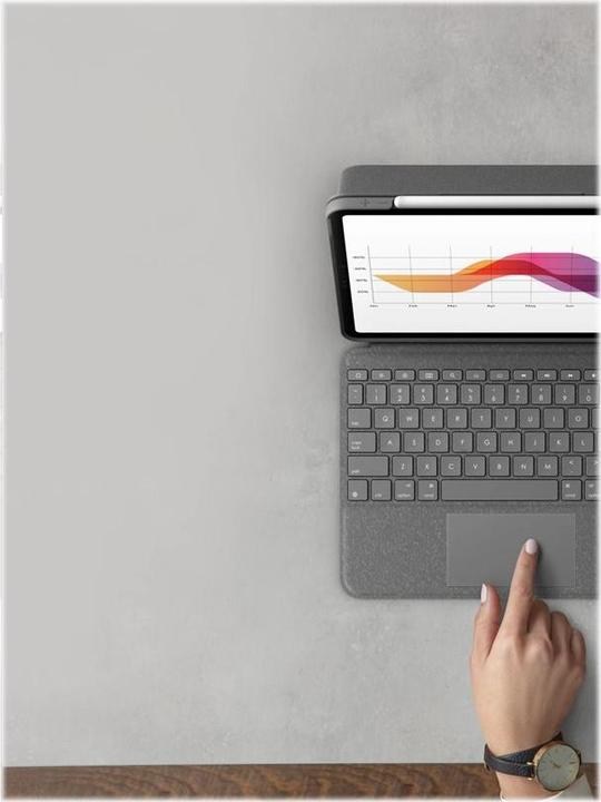 Actual product image Logitech Folio Touch (FR, iPad Air 2020 (4. Gen))