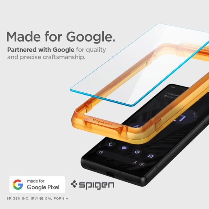 Produktbild Spigen ALM Glas.Tr Google Pixel 7A 2szt. szkło hartowane AGL05968 (2 Stk., Google Pixel 7a)